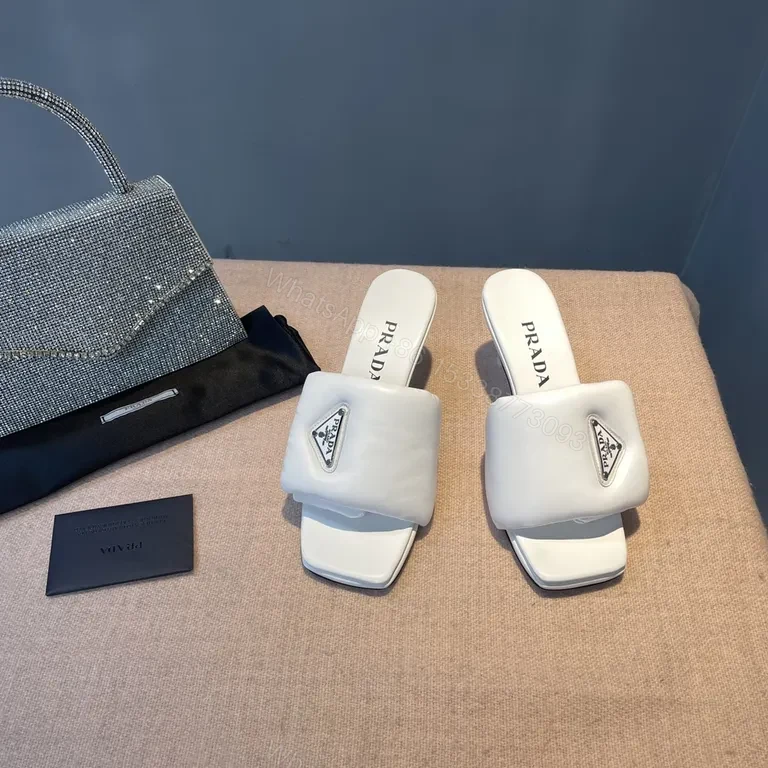 View 7 of White Premium Slides â€” Cushioned, All-Day Comfort, Unisex