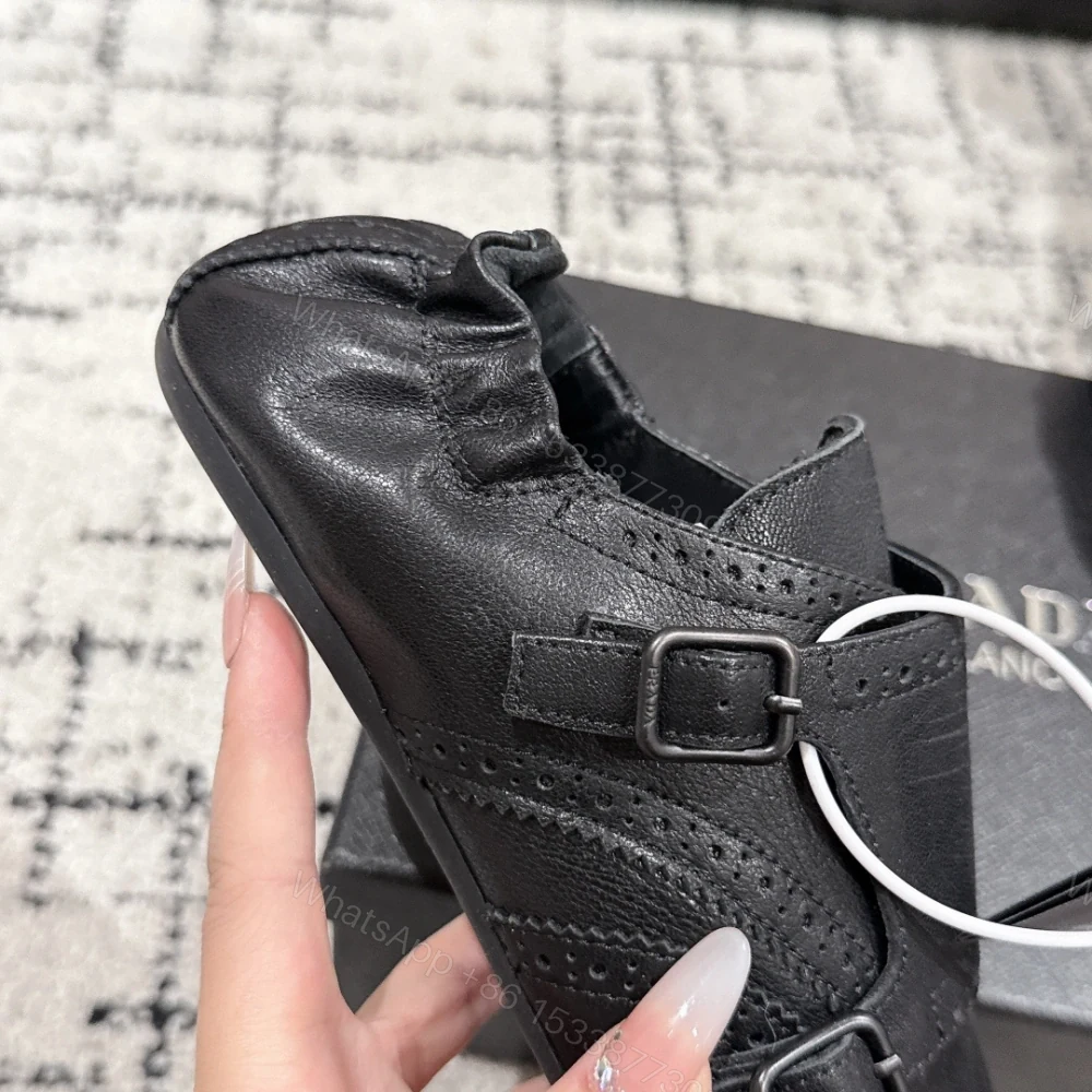 View 7 of 高仿Prada*2EG469A小牛皮懶人鞋黑色免檢版