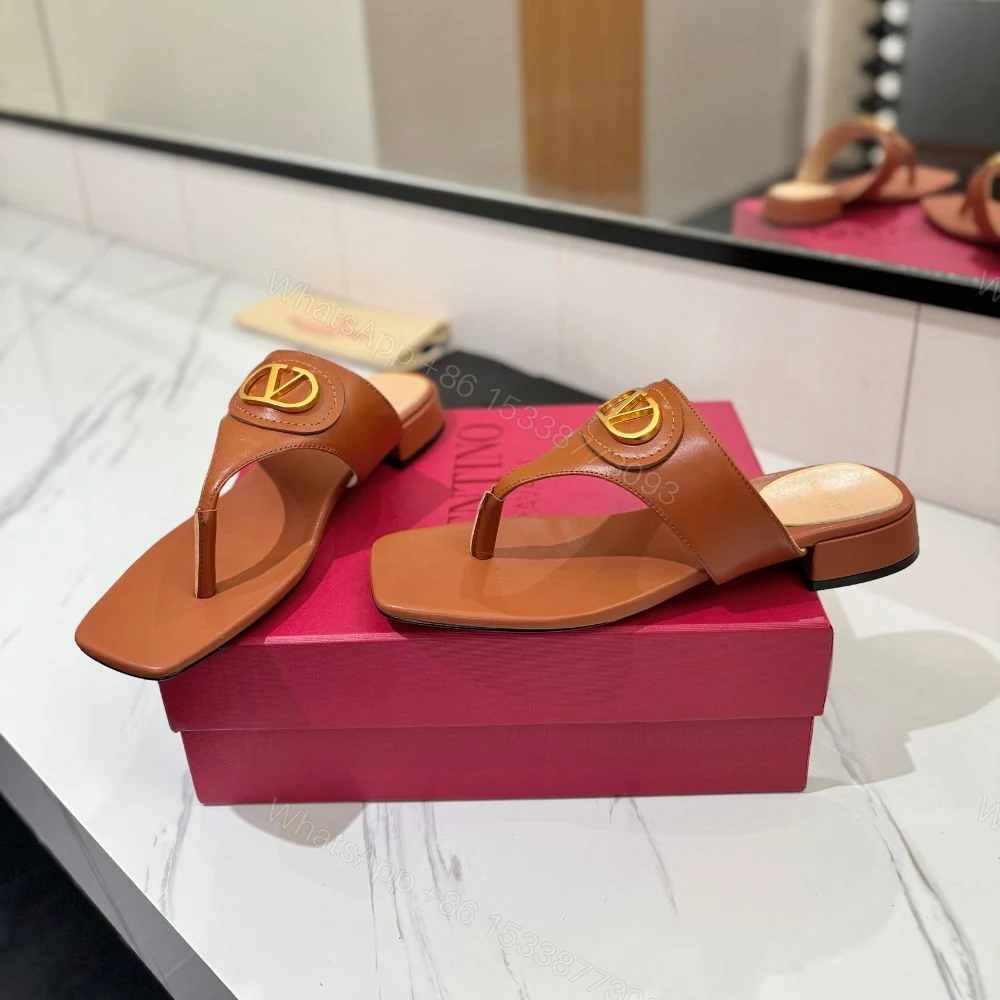 View 6 of Valentino Garavani Vlogo Signature Sandals Brown