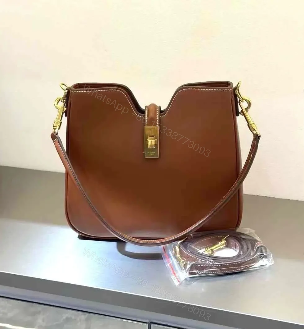 CELINE Small Camille Brown Leather Handbag — view 1