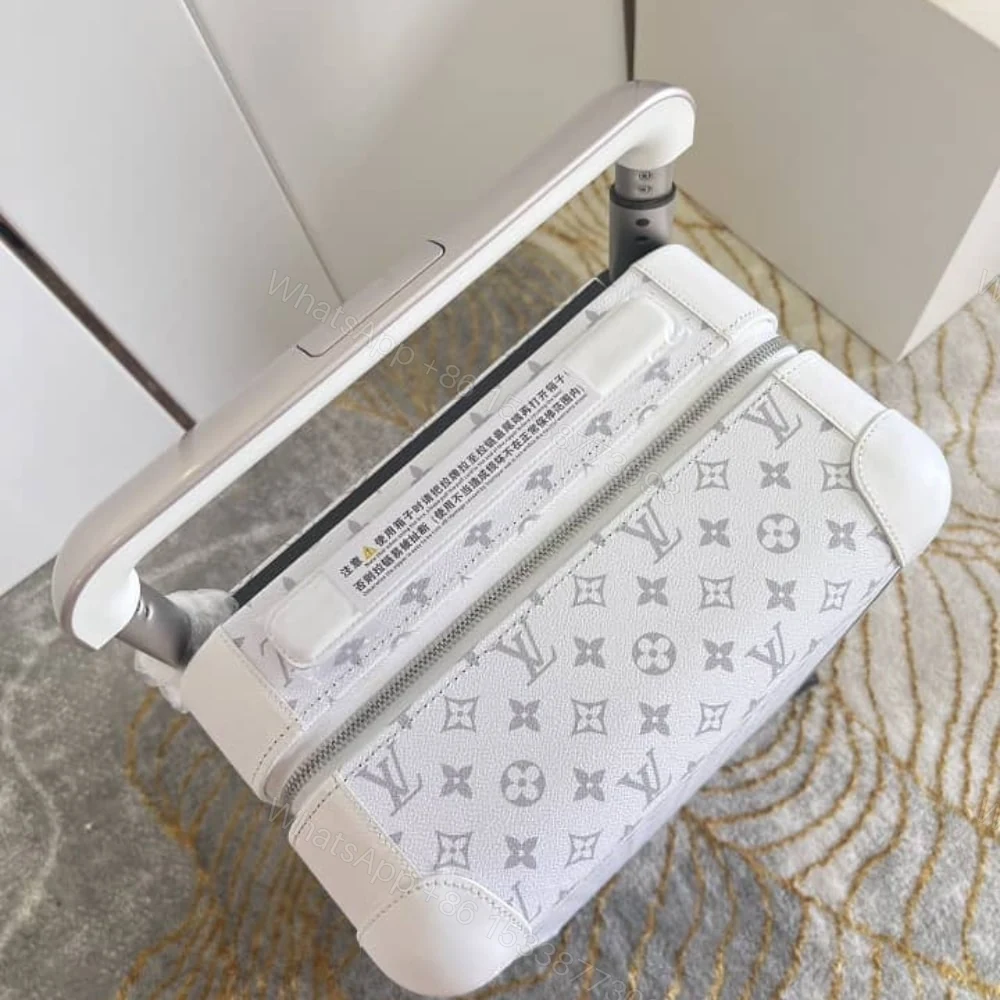 View 5 of Louis Vuitton Horizon 55 Suitcase Optic White 55Cm M10149