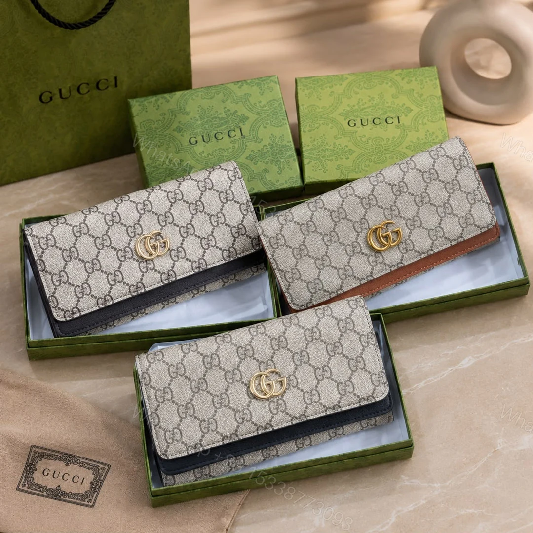 LATEST GUCCI WALLET 12A QUALITY ( replica 1st copy ) — view 1