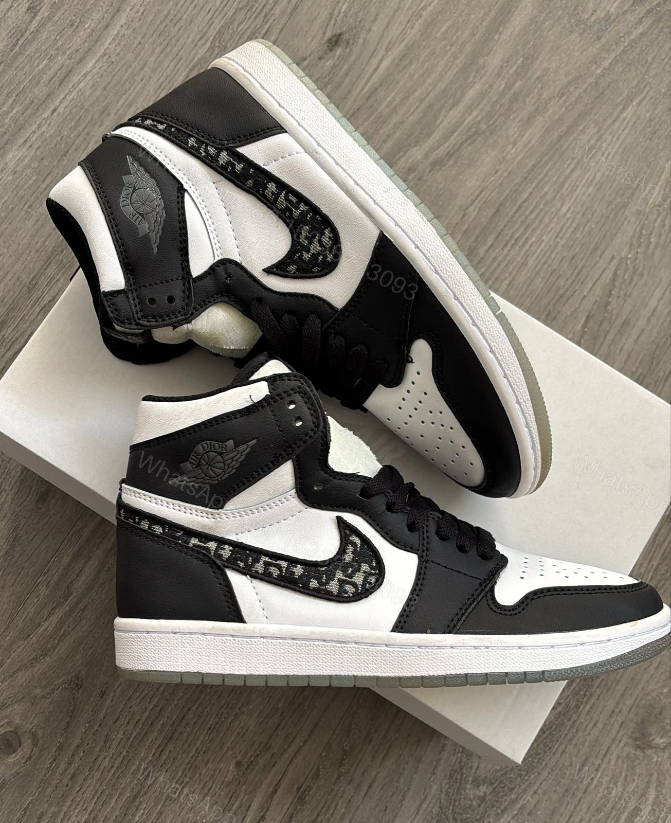 First Copy Air Jordan 1 Dior Black – Girls Edition — view 1