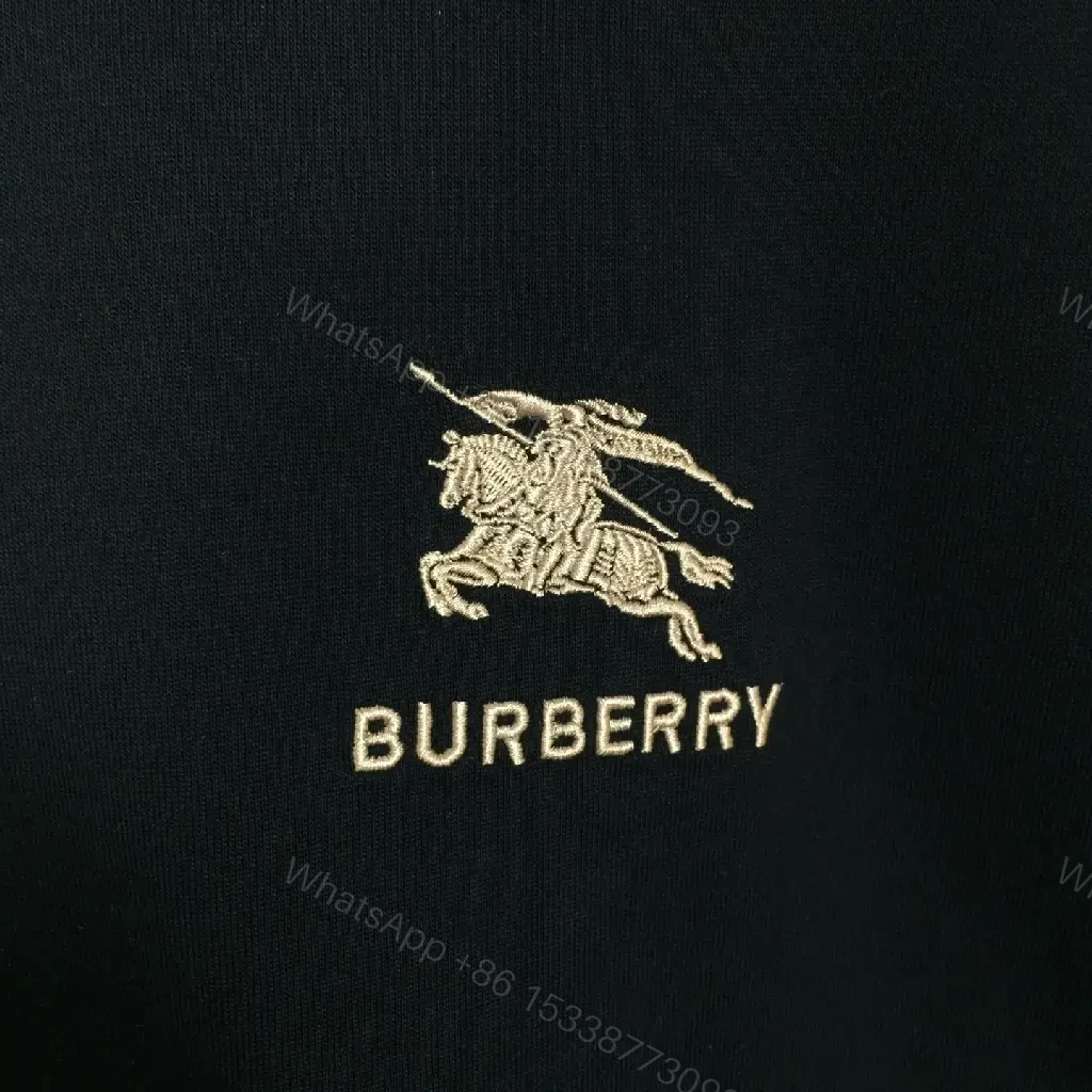 View 6 of Dark Cotton Tee: Plaid-Accented, Relaxed Luxury Shirt