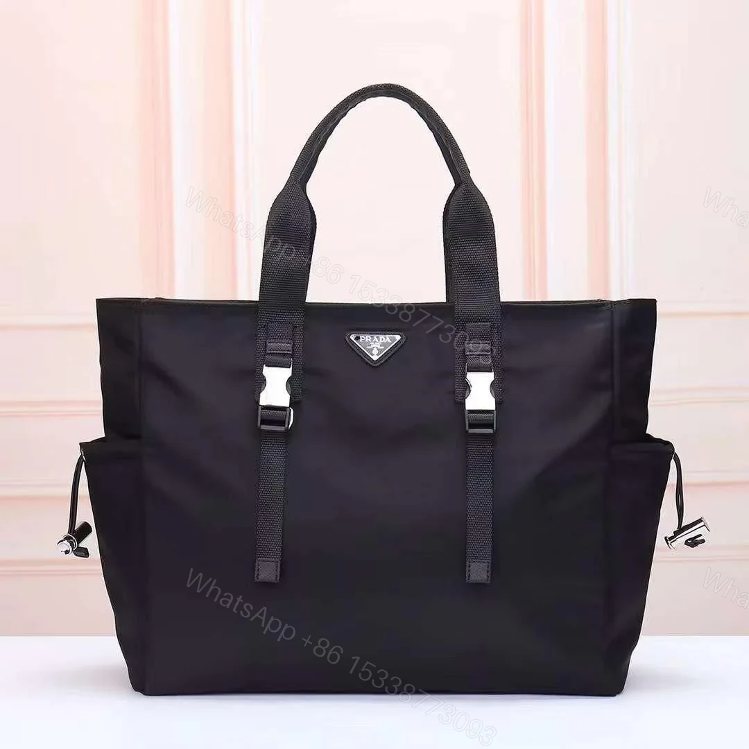 Design Re-Nylon and Saffiano leather tote – Dubai Fashion LUX — view 1
