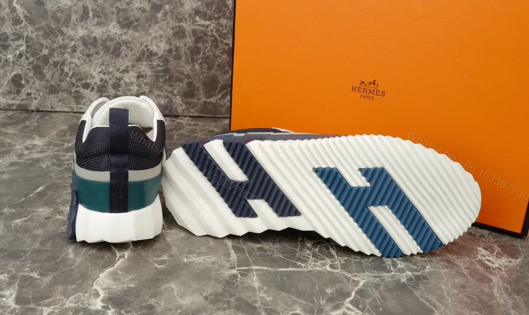 View 8 of Mesh-and-Leather Luxe Runner: All-Day Comfort Sneakers