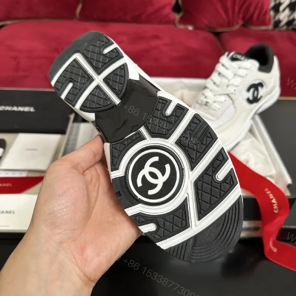 View 9 of Chunky White Luxury Trainers: Designer-Inspired Sneakers