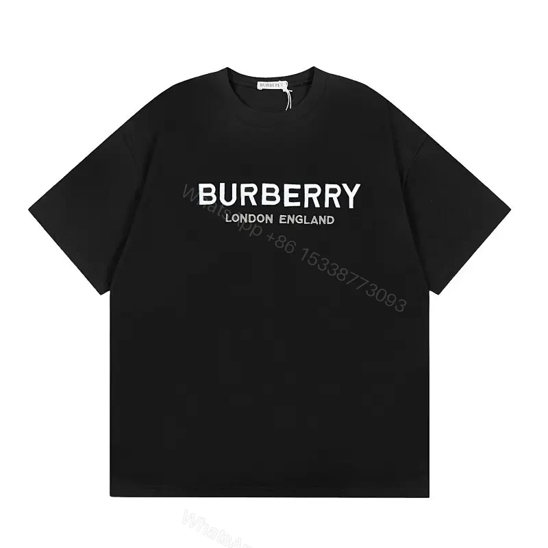Bold Black Logo Tee: Premium Cotton, Modern Streetwear Edge — view 1