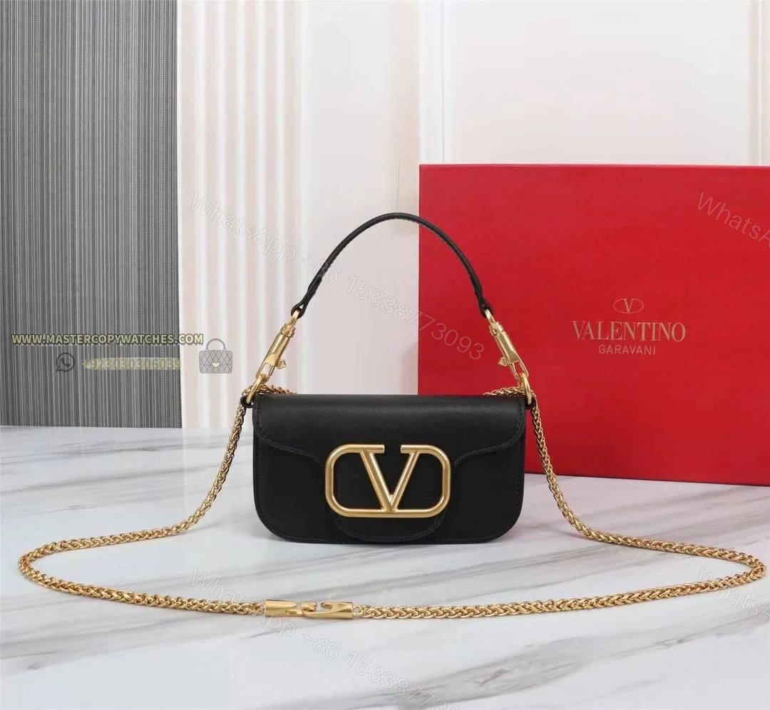 Valentino Garavani Loco Black Handbag — view 1