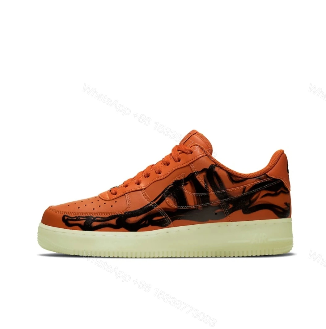 Nike Air Force 1 Low Orange Skeleton Halloween — view 2