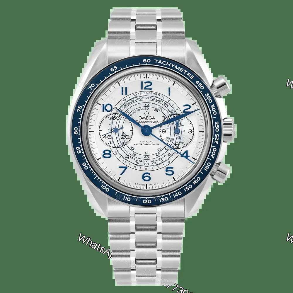 Omega Chronoscope Steel Silver Dial Mens Watch — view 1