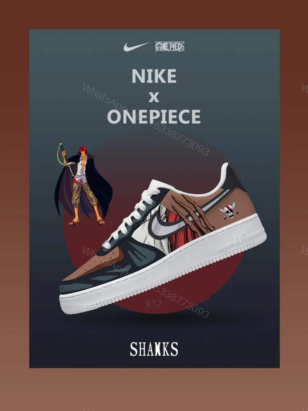 Shanks Custom Air Force 1 — view 1