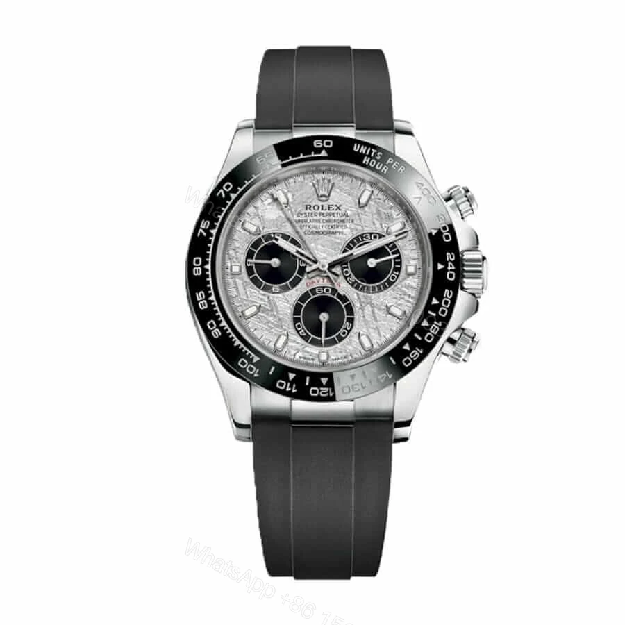 Rolex Daytona 116519LN Super Clone: 40mm White Gold Meteorite Dial — view 1