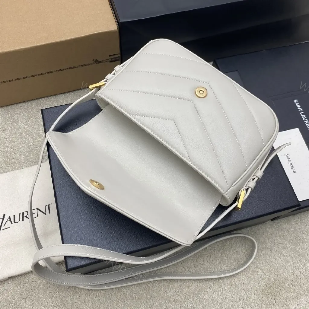 View 6 of Gold-tone YSL Crossbody: Compact Luxury Bag, Everyday Chic