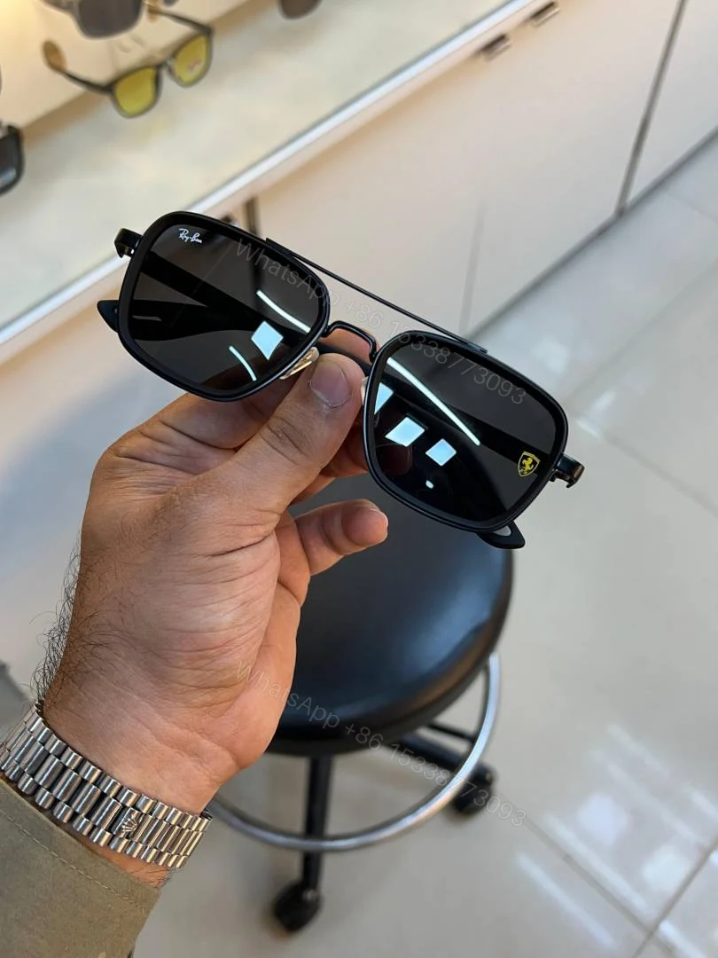 First Copy RayBan 06 Black Sunglasses — view 1