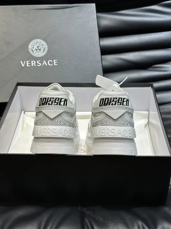 View 5 of White Luxury Sneakers â€” Minimalist Precision, Sculpted Comfort