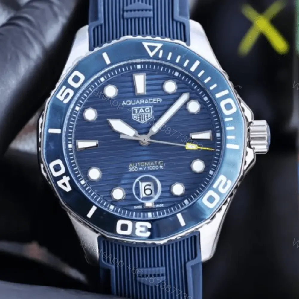 TAG Heuer Aquaracer 300 MM Blue Dial Steel Mens Watch — view 1