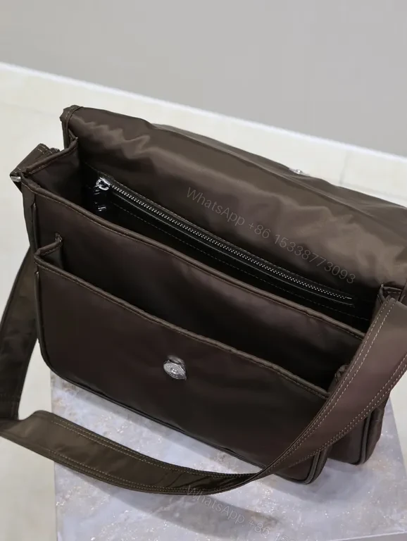 View 5 of Structured Compact Messenger Bag: Luxe Hardware, Everyday Use