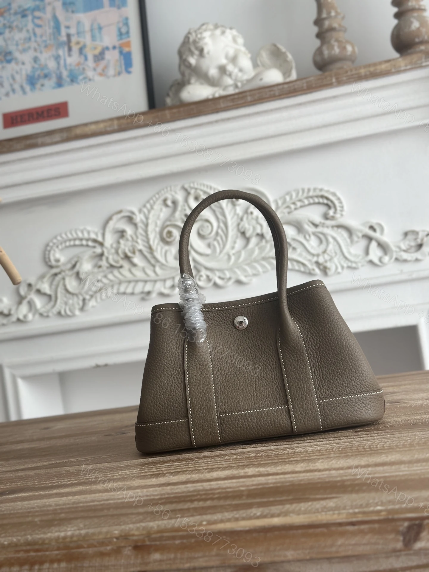 Hermès 原單 女款 Garden Party 手提包 荔枝紋設計 經典百搭款 — view 1