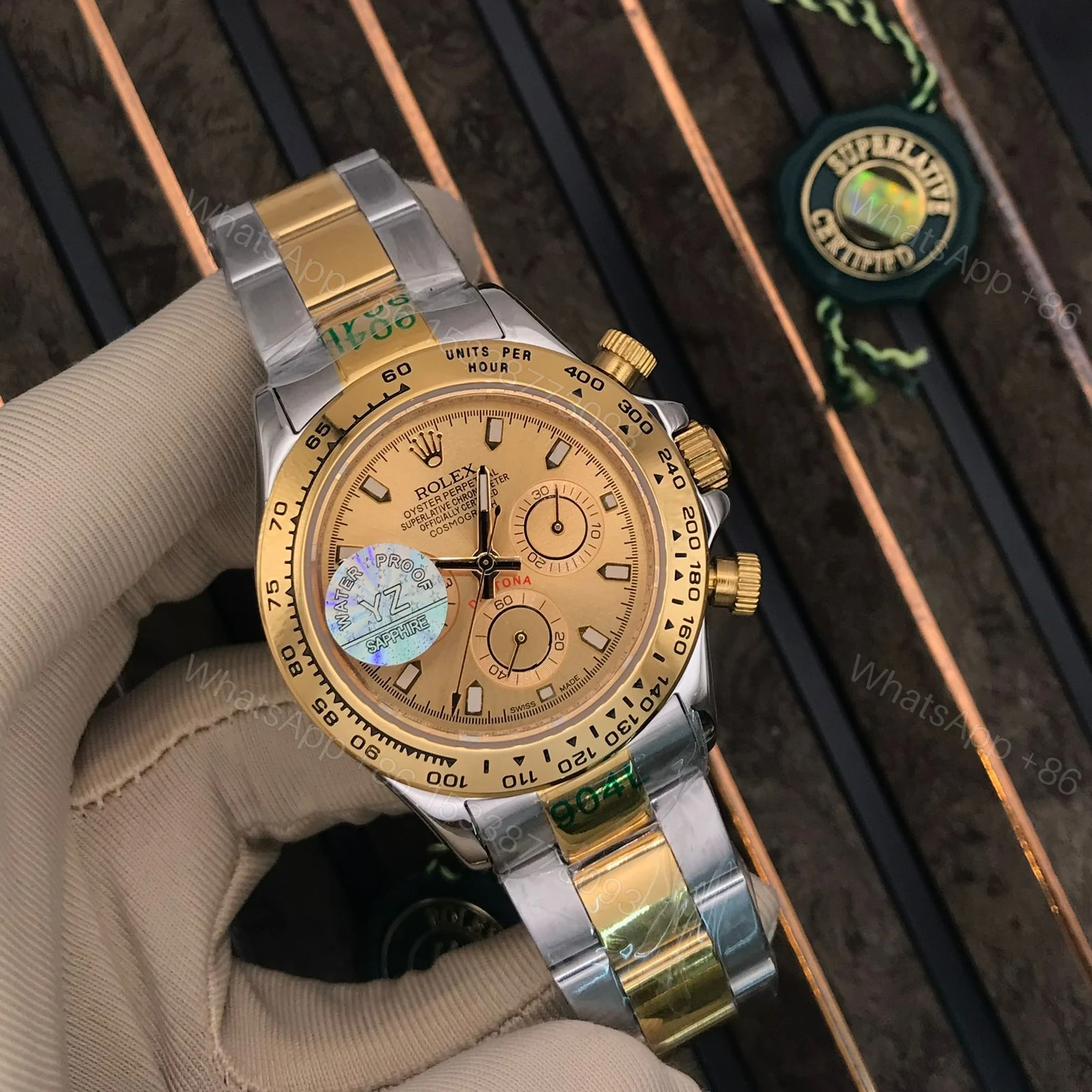 Rolex Daytona Rose Gold Mens Watch 116505 40 mm — view 1
