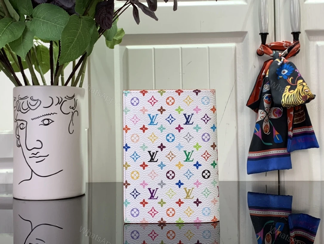 LV 高仿白色多彩直立長夾彩虹Monogram時尚錢包 — view 1