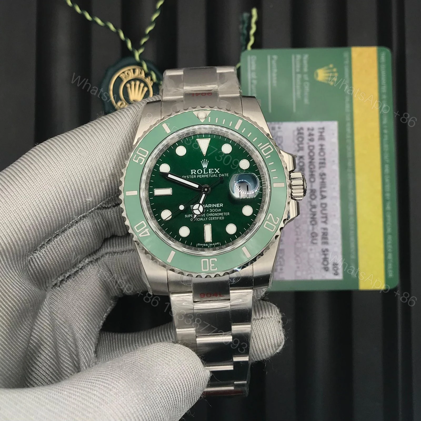Rolex Submariner Green Super Clones — view 1