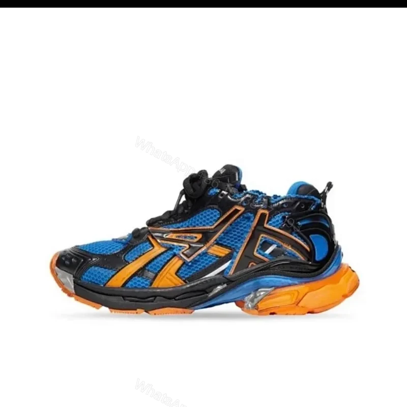 Balenciaga Runner Blue Orange Black — view 1