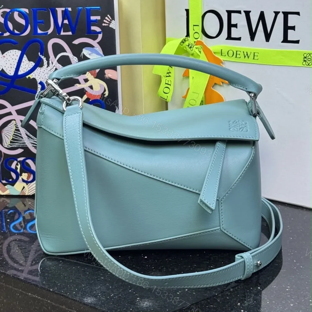 Loewe Puzzle Bag in a light blue — view 1