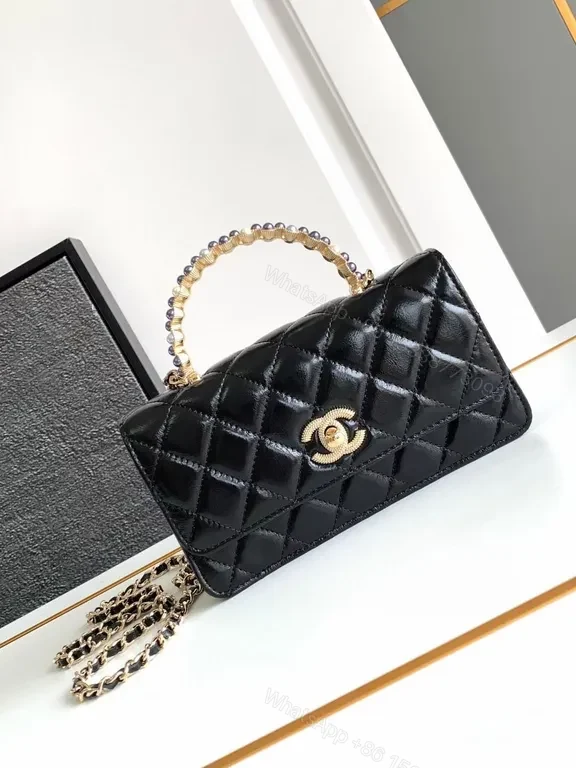 Chanel-Style Quilted Crossbody: Luxury Compact Bag — view 1