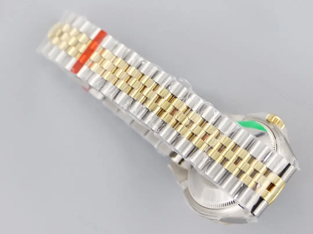 View 7 of Rolex Datejust 36 Two Tone Diamond Replica Premium Grey Dial Jubilee Bracelet 116233-0205