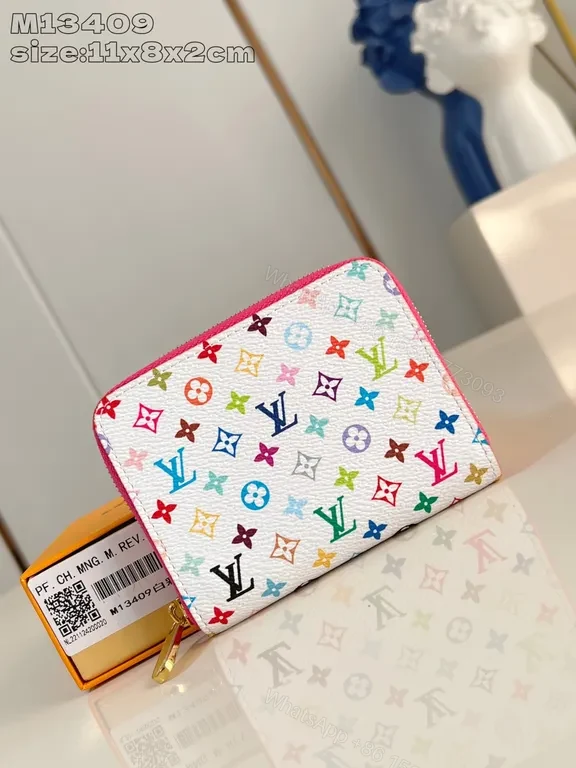 Rainbow Monogram Wallet Crossbody Bag Style — view 1