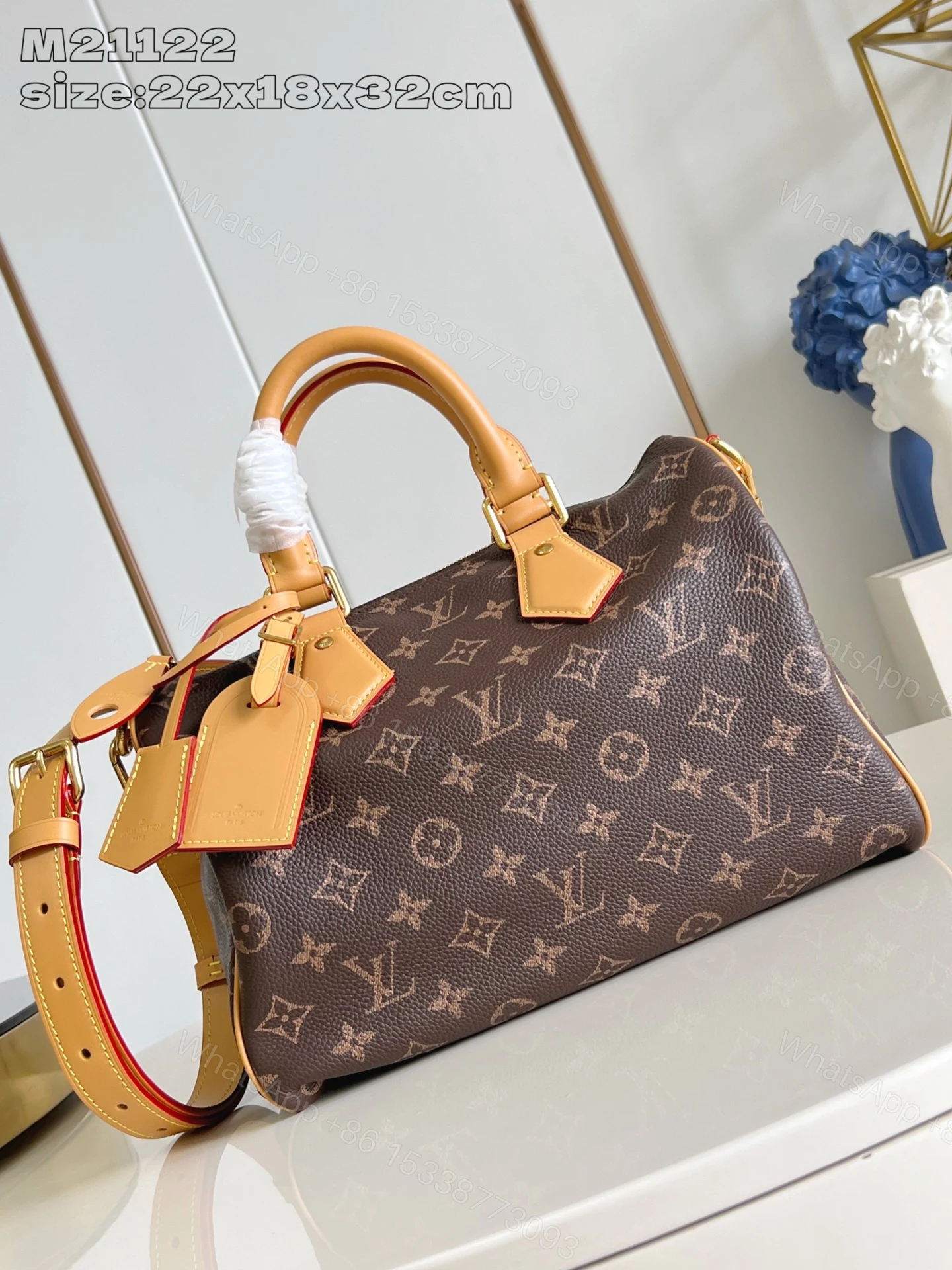 LV原單 M21122 Monogram Speedy 32 經典帆布手袋 — view 1