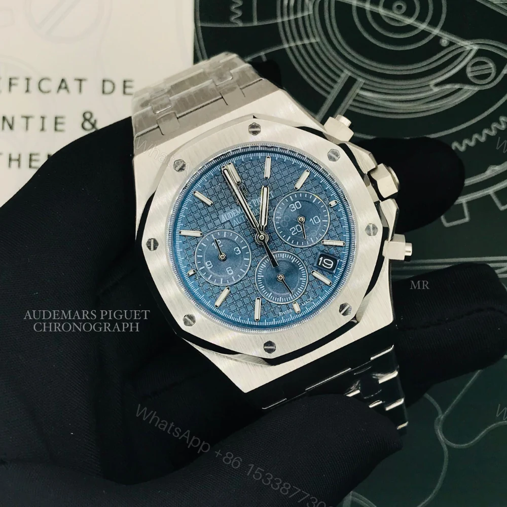 Audemars Piguet Royal Oak Blue Chronograph — view 1