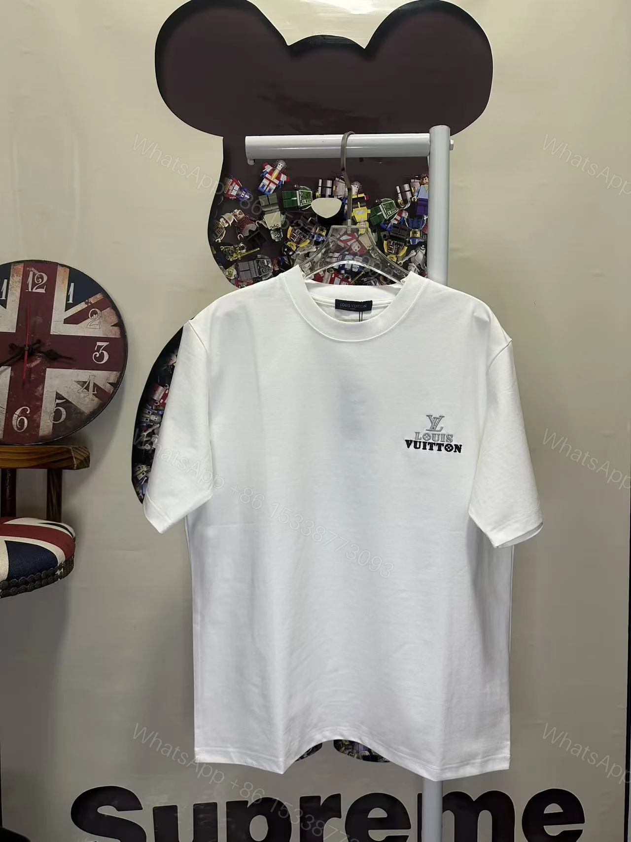 LV 一比一 男款 刺繡Logo短袖T恤 經典極簡休閒款 — view 1