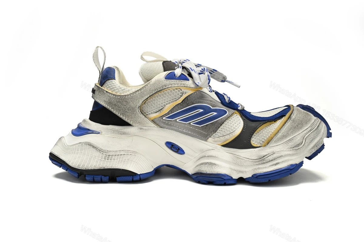 View 5 of Balenciaga CARGO Sneaker White Blue 784339-W2MV1-5895