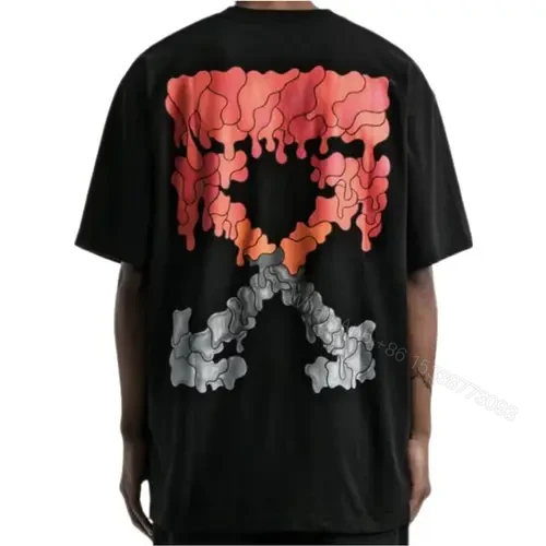 OFF-WHITE Red Marker Oversized Tee T-shirt — view 1