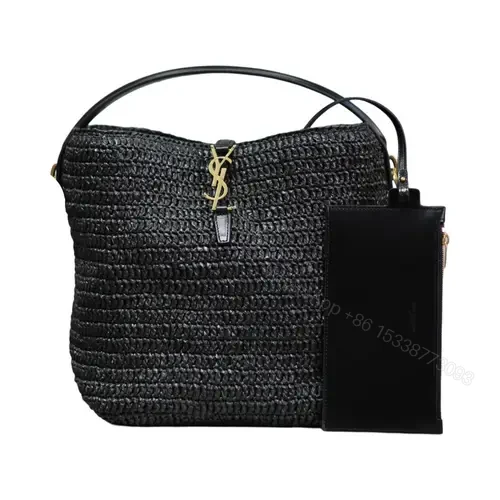YSL Bucket IN Raffia Bags — view 1