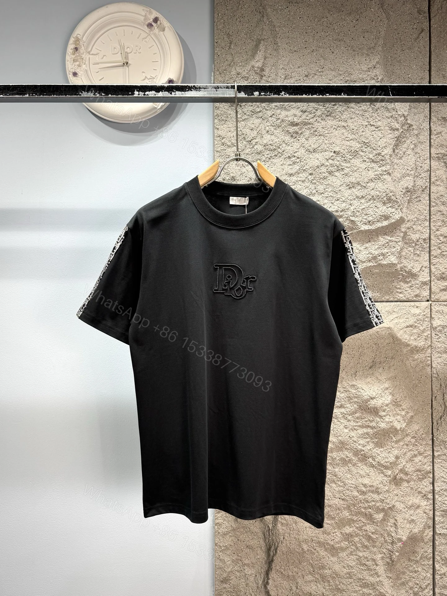 Dior 一比一短袖T恤 口袋皮標設計簡約百搭款 — view 1