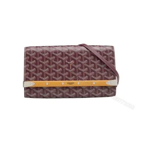 Goyard Goyardine Coated Canvas and Leather Monte Carlo Bois Bag — view 1