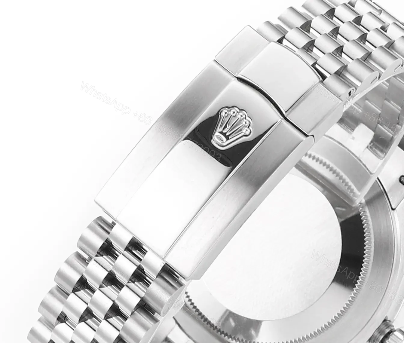 BP Factory Clean Factory DDF Silver Classic Rolex Style Watch — view 1
