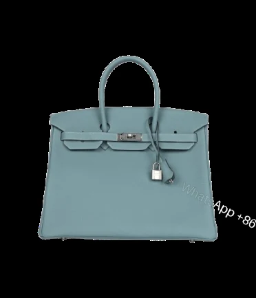 Hermès Birkin 35 Ciel Togo Palladium Hardware — view 1