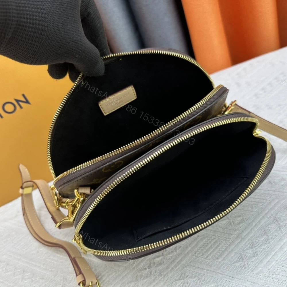 View 9 of Louis Vuitton Be Alma Monogram Canvas Beige Tag 22Cm