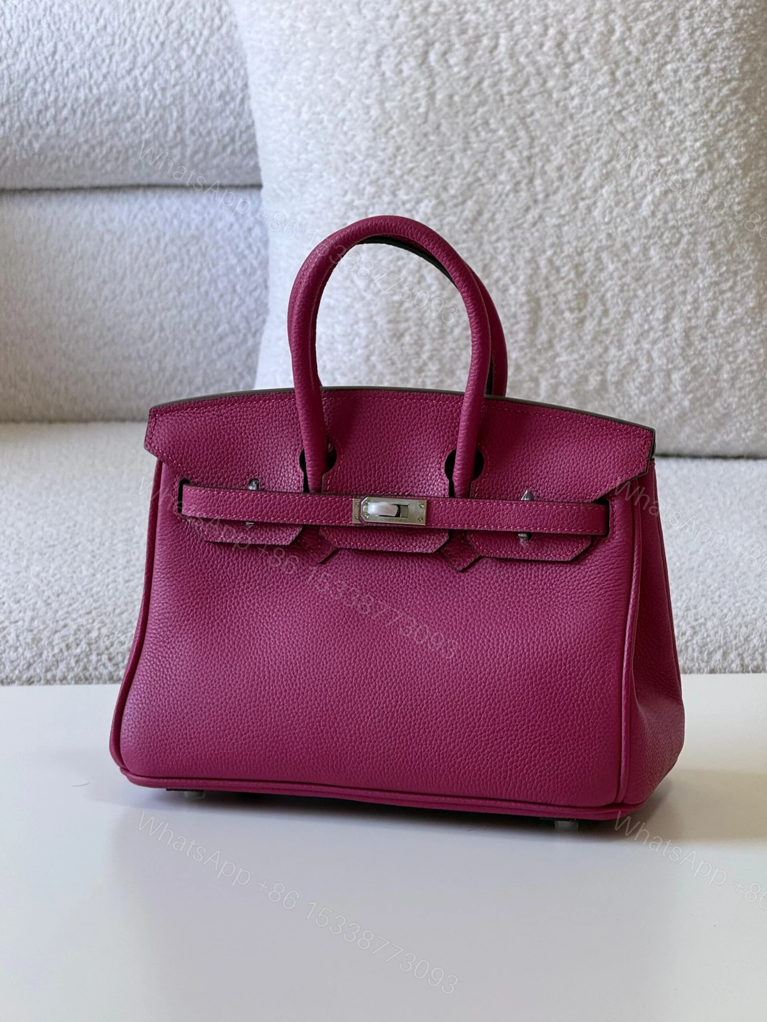 Birkin 25 Multicolor Swift Palladium Hardware — view 1