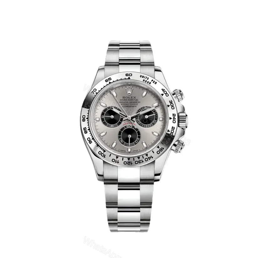 Rolex 40mm Stainless Steel Daytona White Dial | Master Copy Watches — view 1