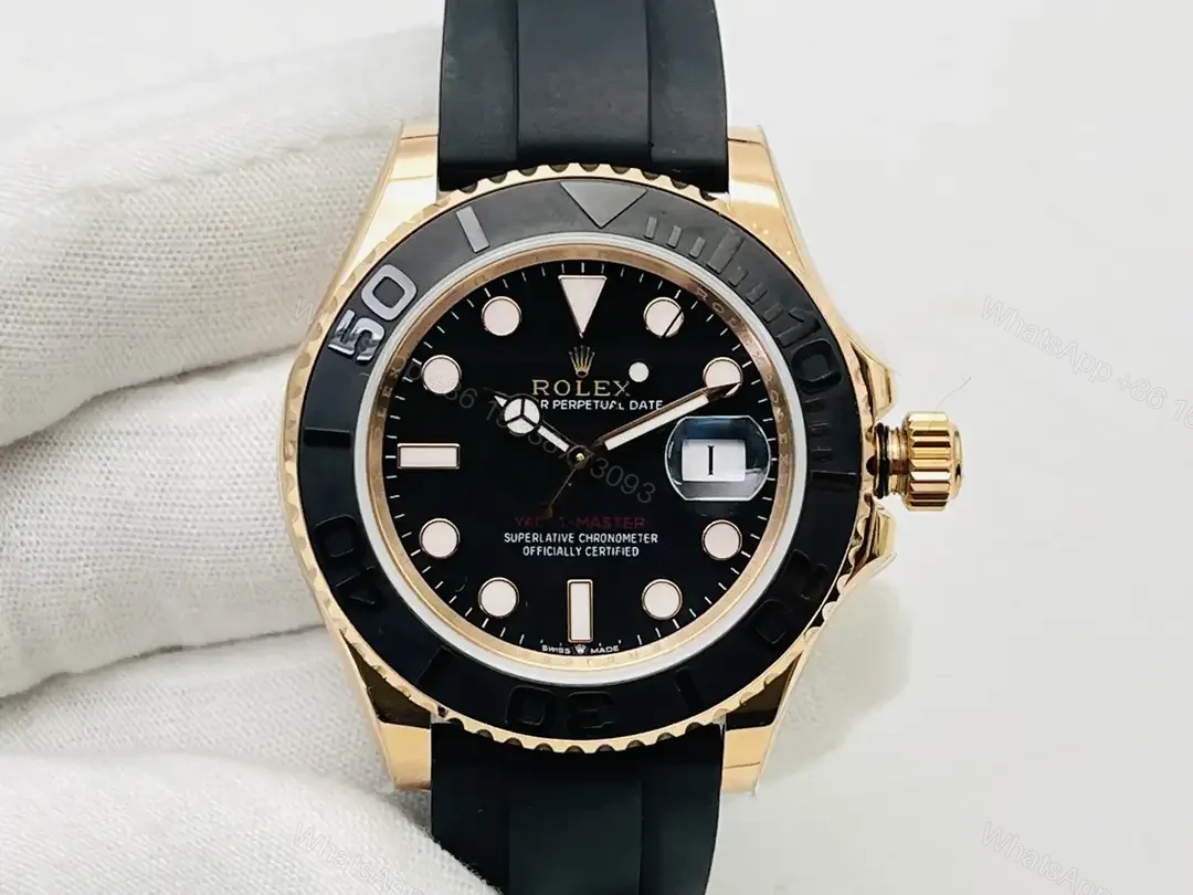 Rolex Yacht-Master 37 Everose Cerachrom Black Dial 268655-0017 — view 1