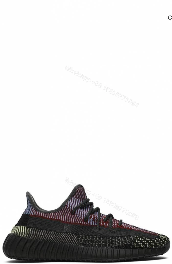 First Copy Adidas Yeezy Boost 350 V2 Static Black Men’s Sneakers — view 1