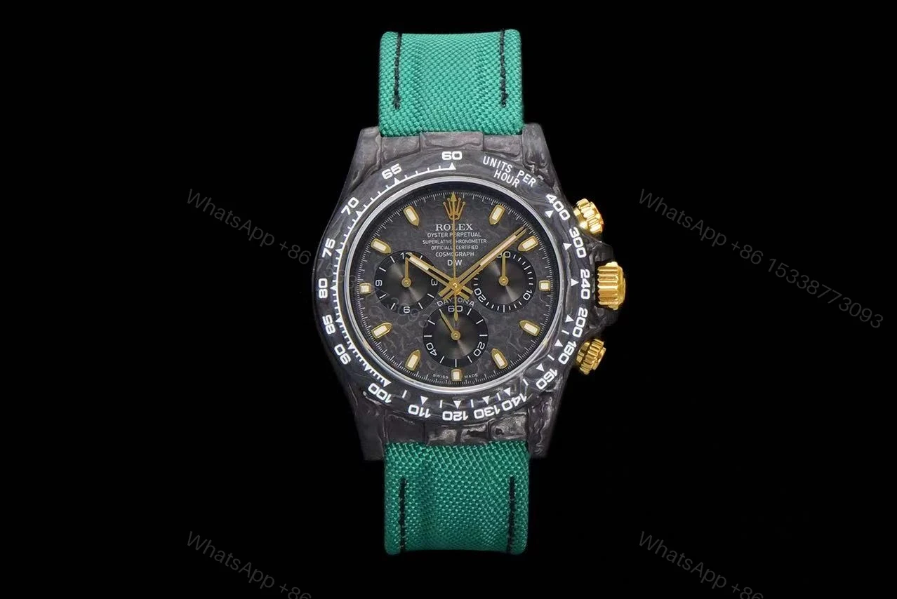 Replica DiW Rolex Cosmograph Daytona Carbon Emerald — view 1