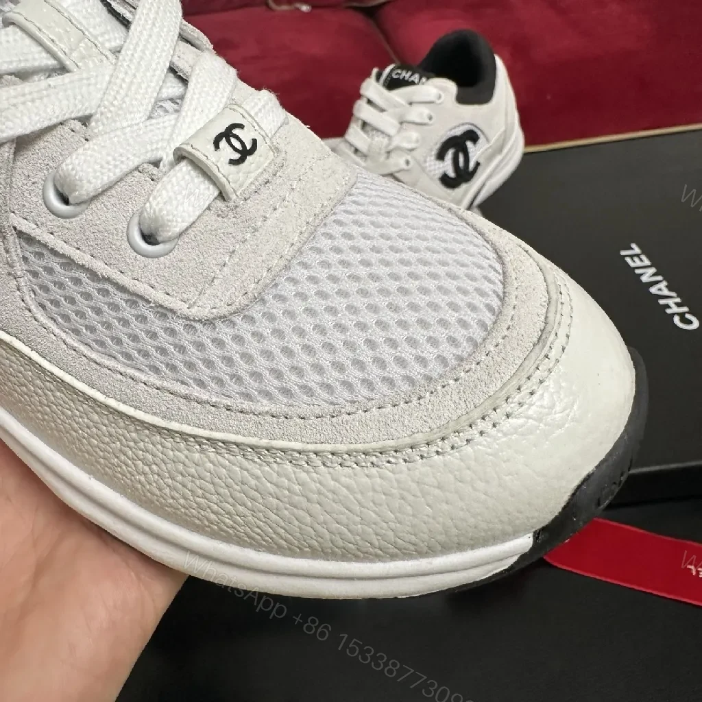 View 7 of Chunky White Luxury Trainers: Designer-Inspired Sneakers