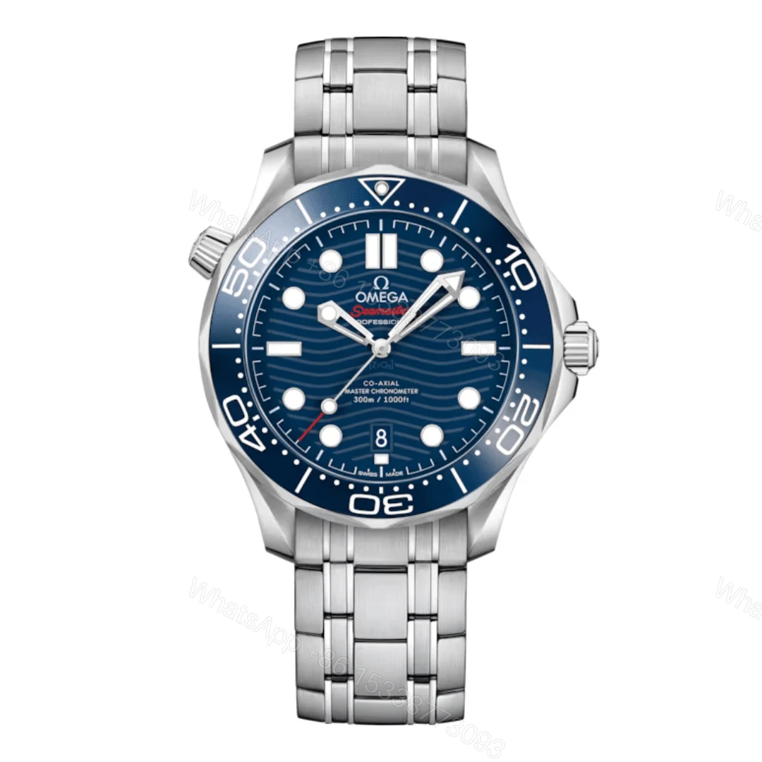 Omega Seamaster Diver Blue Dial Replica — view 1