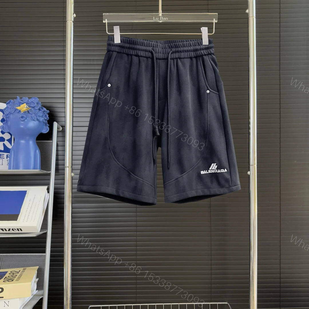 Balenciaga 仿製短褲 男款簡約機能寬鬆運動休閒褲 — view 1